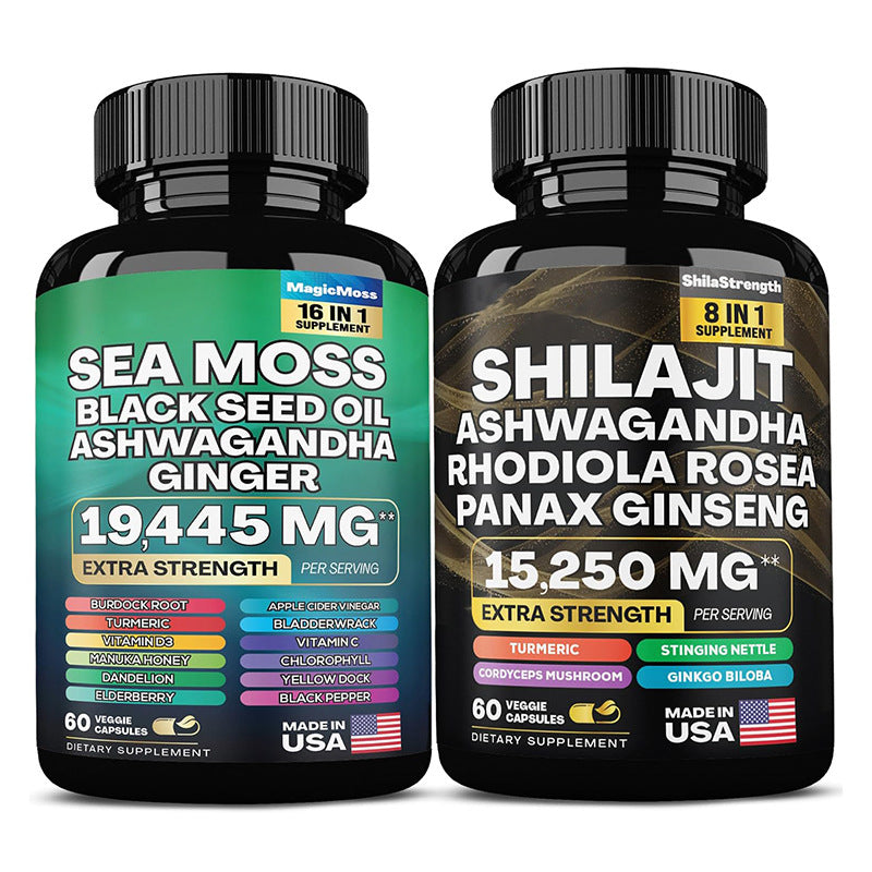 Shilajit Ashwagandha Rhodiola Rosea Panax Ginseng
