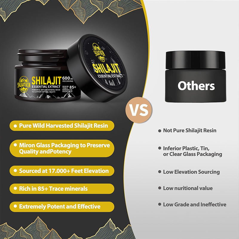 Pure Himalayan Shilajit Resin | Naturally Sourced Grade A Shilajit |