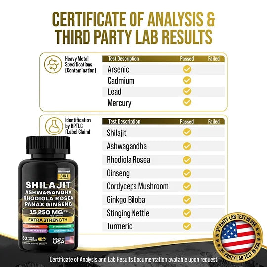 Vitality Boost Duo: Sea Moss 16-in-1 Magic Moss & Shilajit Power ShilaStrength Blend - Energize Your Life!
