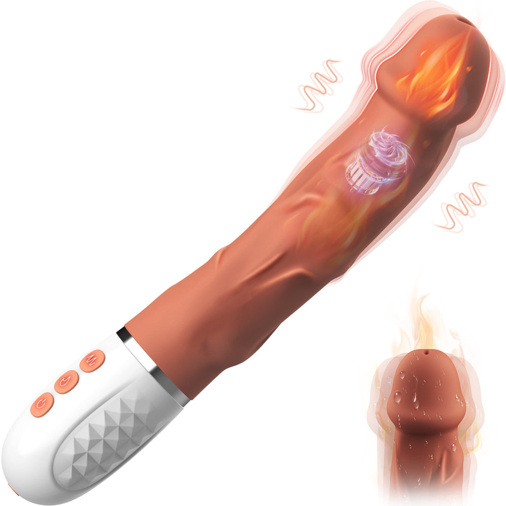 Arlie - Electro Dildo With Heating And Vibrating Functions