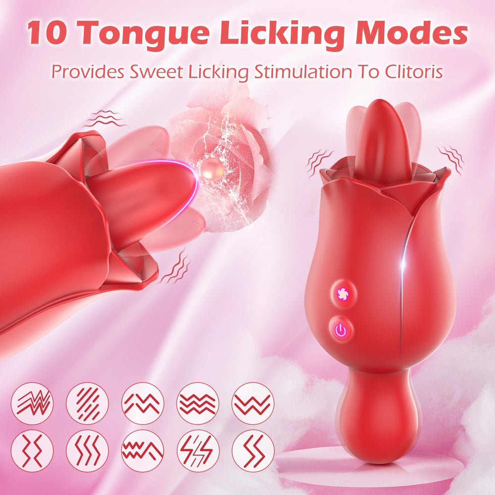 
                  
                    Licking Rose Sex Toy with 10 Vibration
                  
                