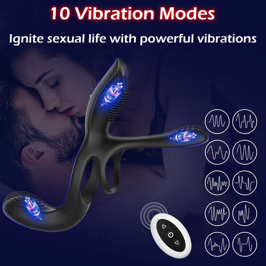 
                  
                    Joysides KUSHOR Wireless 10 Vibration Penis Ring For Couples
                  
                