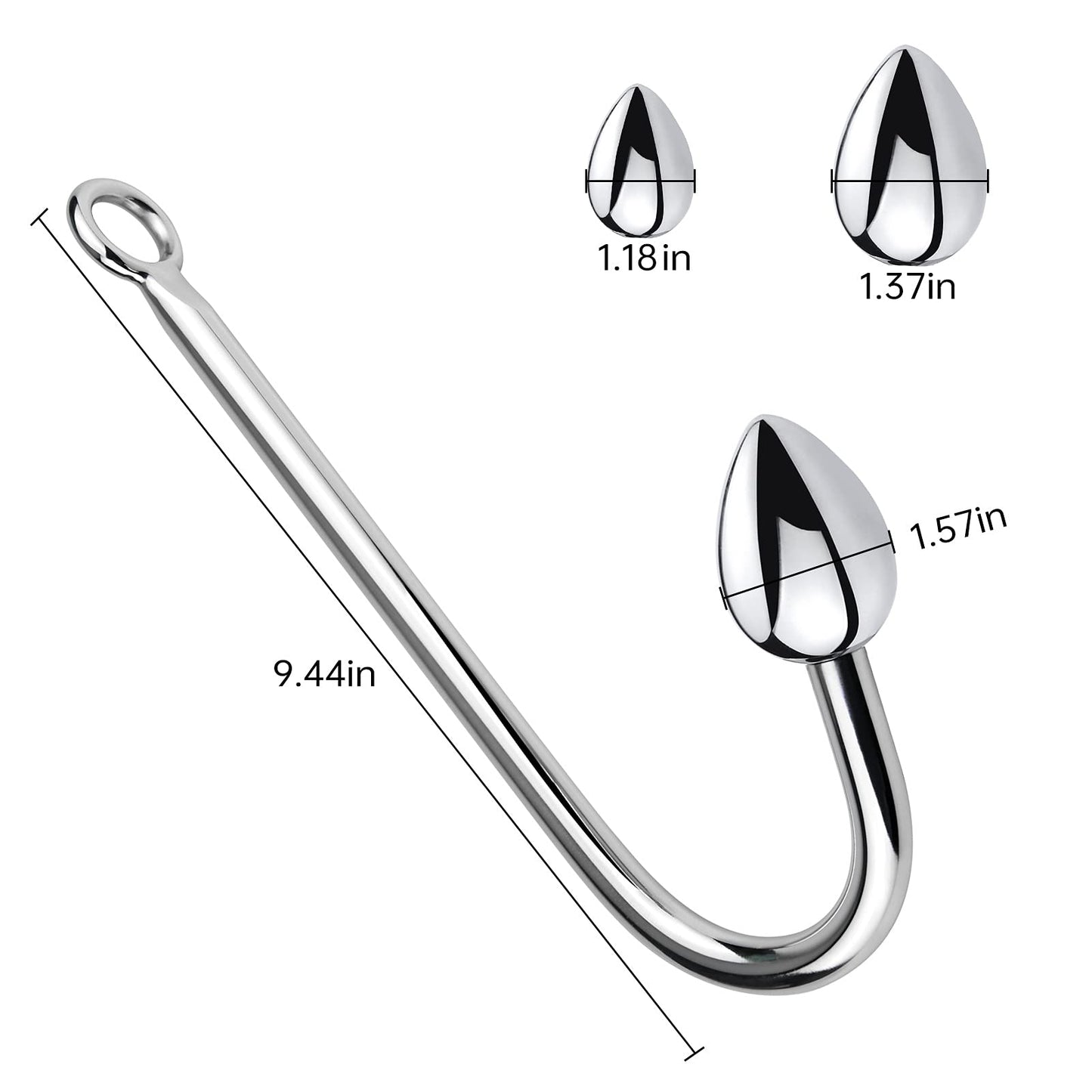 
                  
                    Joysides Stainless Steel Anal Hook with 3 Balls
                  
                