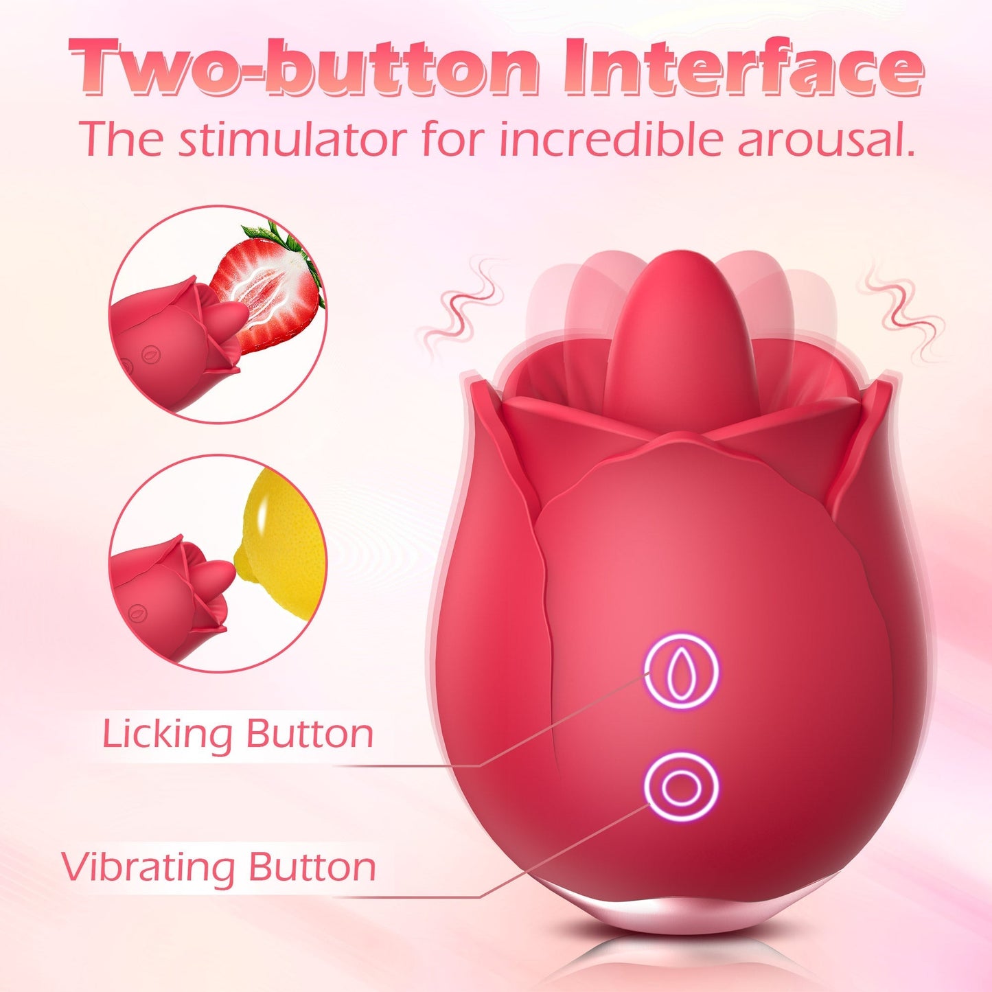 
                  
                    Sincere - Portable Rose Lick Toy
                  
                